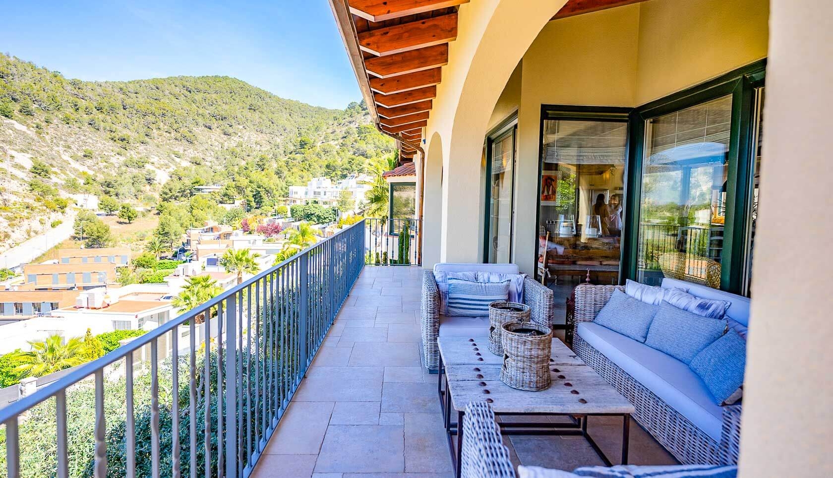 Encantadora villa con vistas al mar